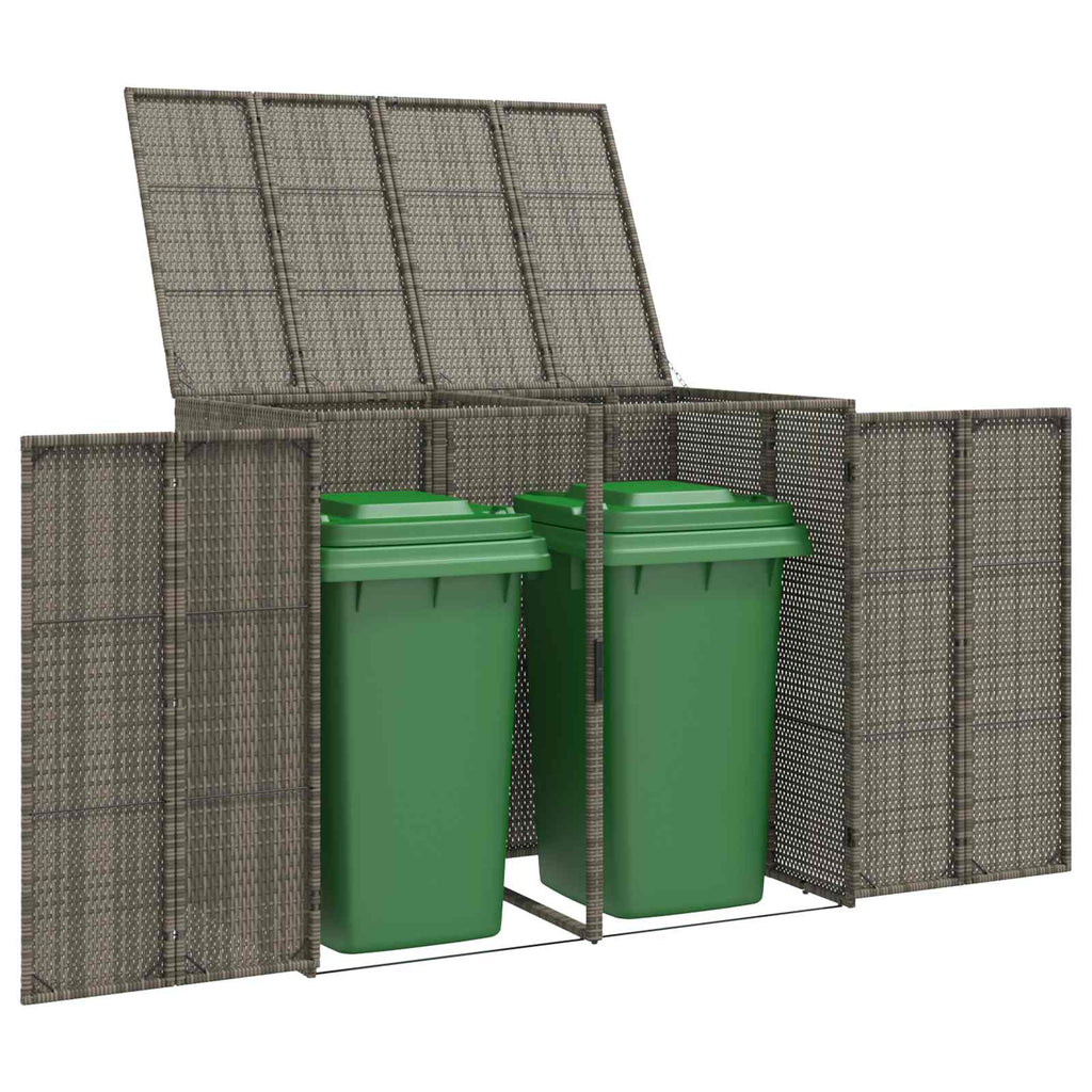 Box Garbage Bin Box 2 Pcs 130 X 80 X 115 Cm Polyethylene