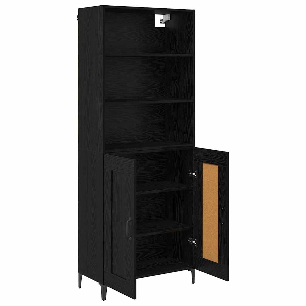 Highboard 2 Pcs Engineered Wood