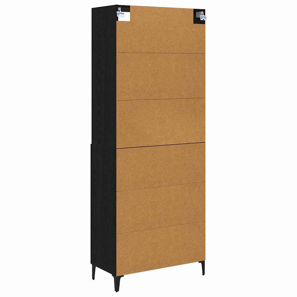 Highboard 2 Pcs Engineered Wood