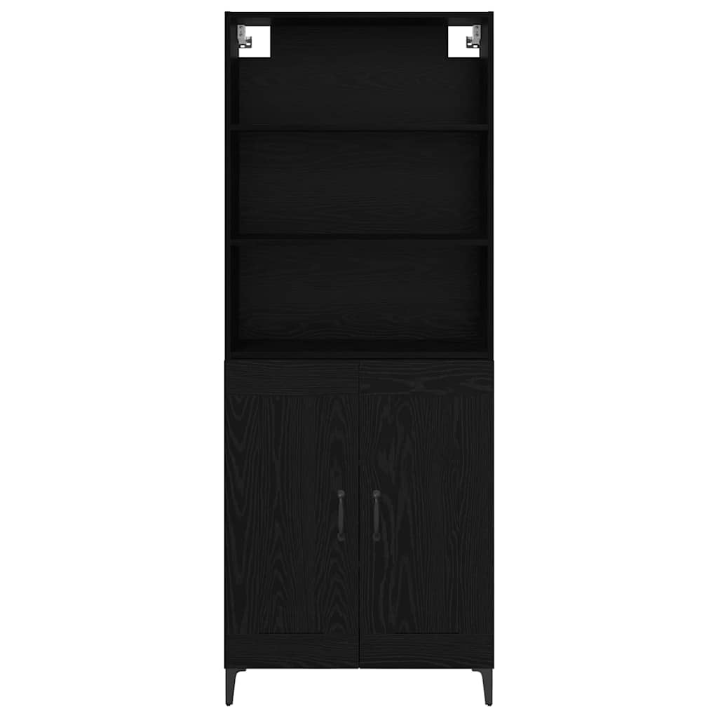 Highboard 2 Pcs Engineered Wood