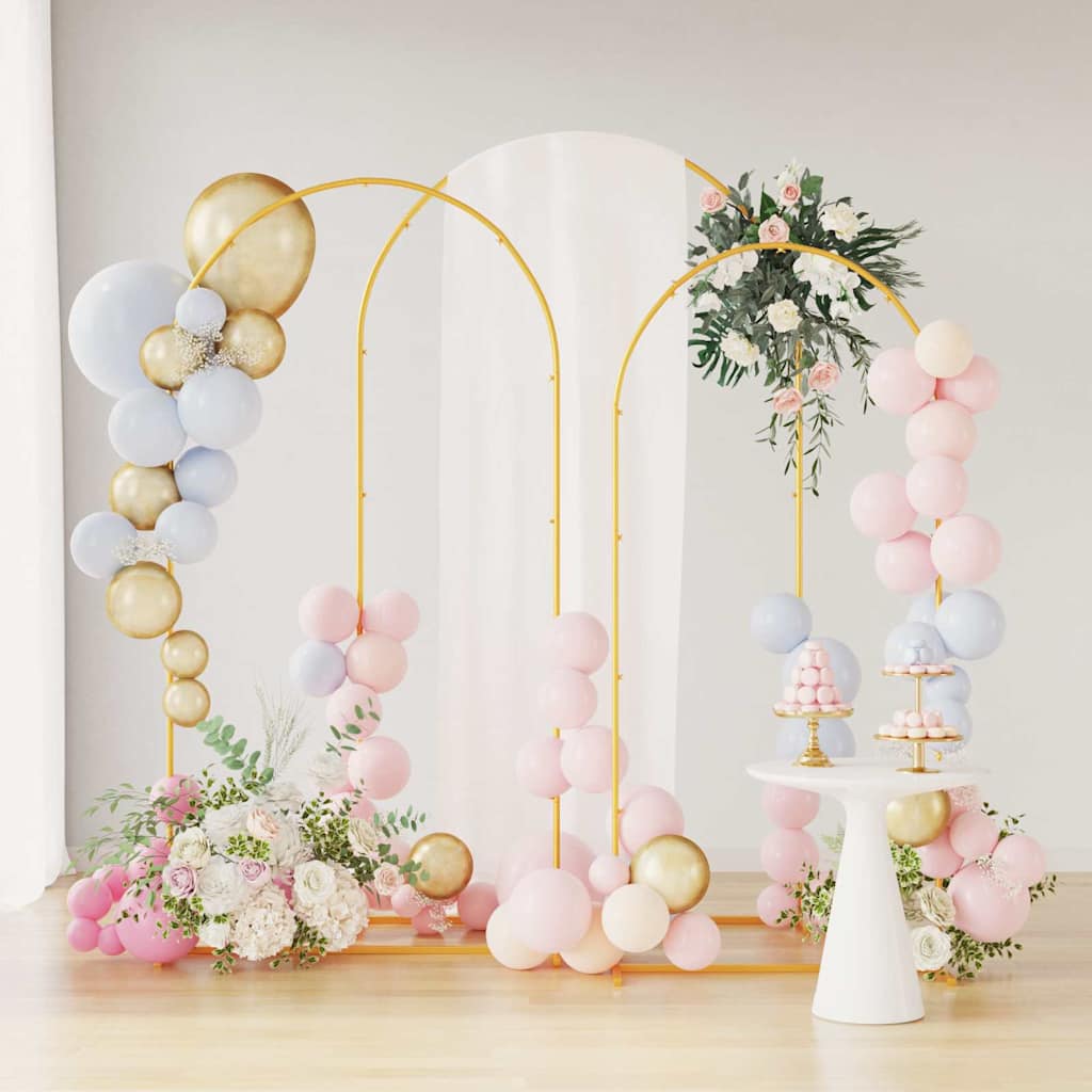 Wedding Arch 3 Pcs Steel
