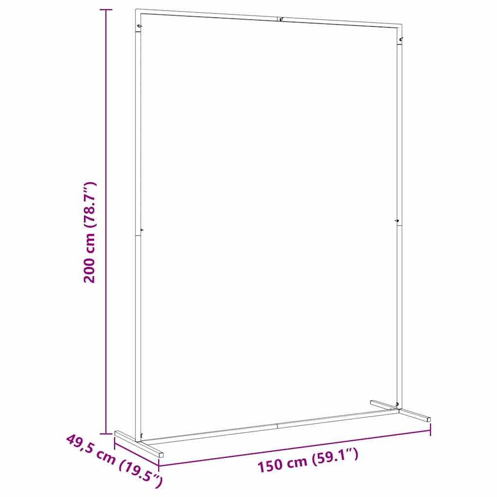 Wedding Arch 150 X 49.5 X 200 Cm Steel