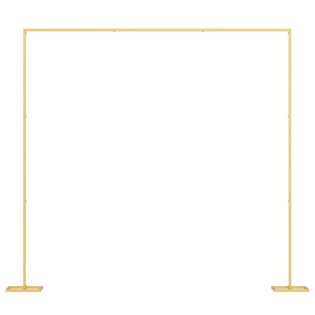 Wedding Arch Gold 338 X 35 X 300 Cm Steel