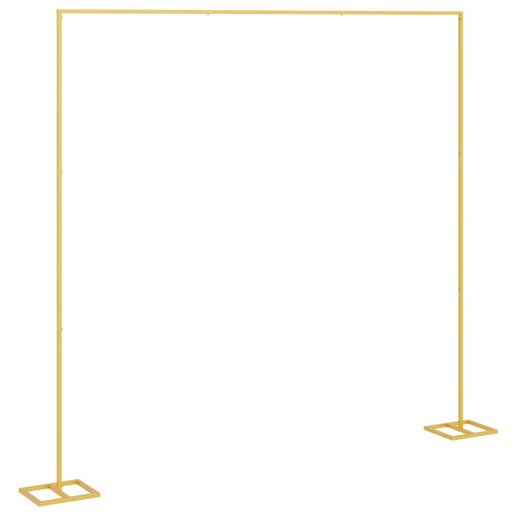 Wedding Arch Gold 338 X 35 X 300 Cm Steel