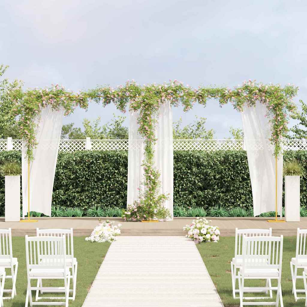 Wedding Arch Gold 338 X 35 X 300 Cm Steel