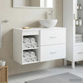 Bathroom Furniture Set 2 Pcs Engineered Wood