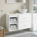 Bathroom Furniture Set 2 Pcs Engineered Wood