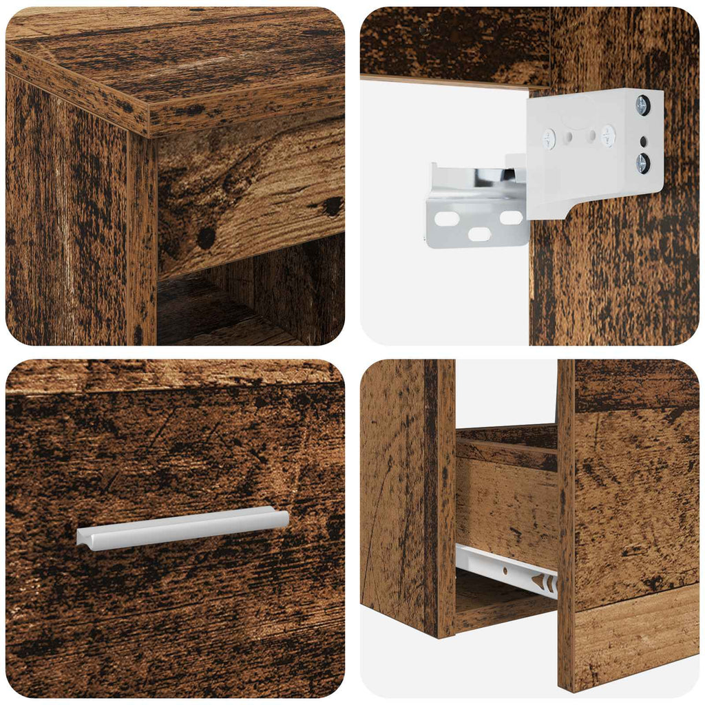 Bathroom Furniture Set 2 Pcs Engineered Wood