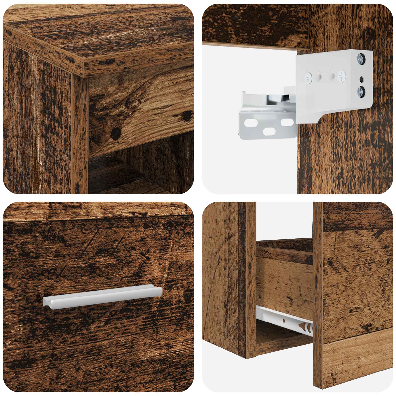 Bathroom Furniture Set 2 Pcs Engineered Wood