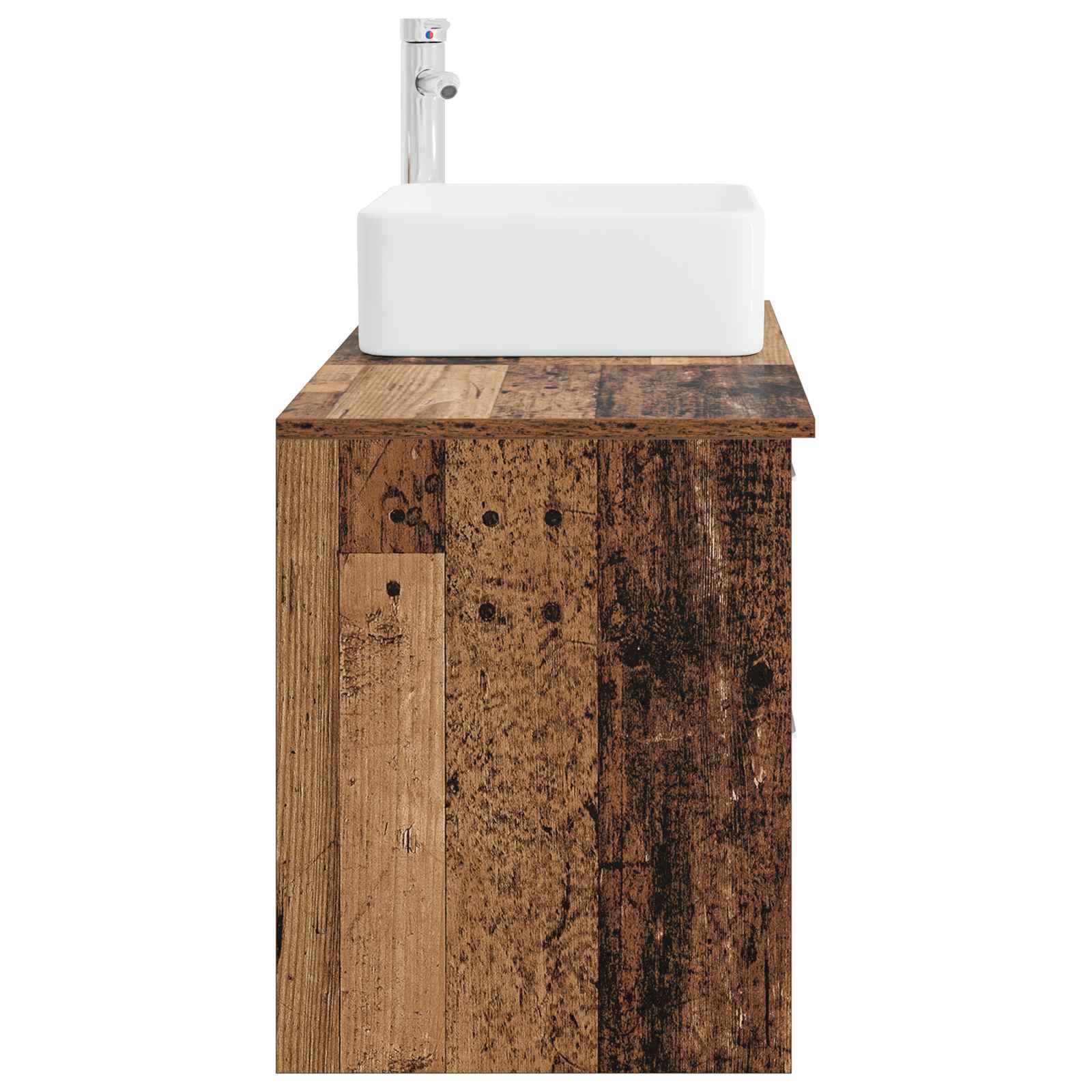 Bathroom Furniture Set 2 Pcs Engineered Wood