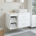 Bathroom Furniture Set 2 Pcs Engineered Wood
