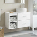Bathroom Furniture Set 2 Pcs Engineered Wood