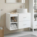 Bathroom Furniture Set 2 Pcs Engineered Wood