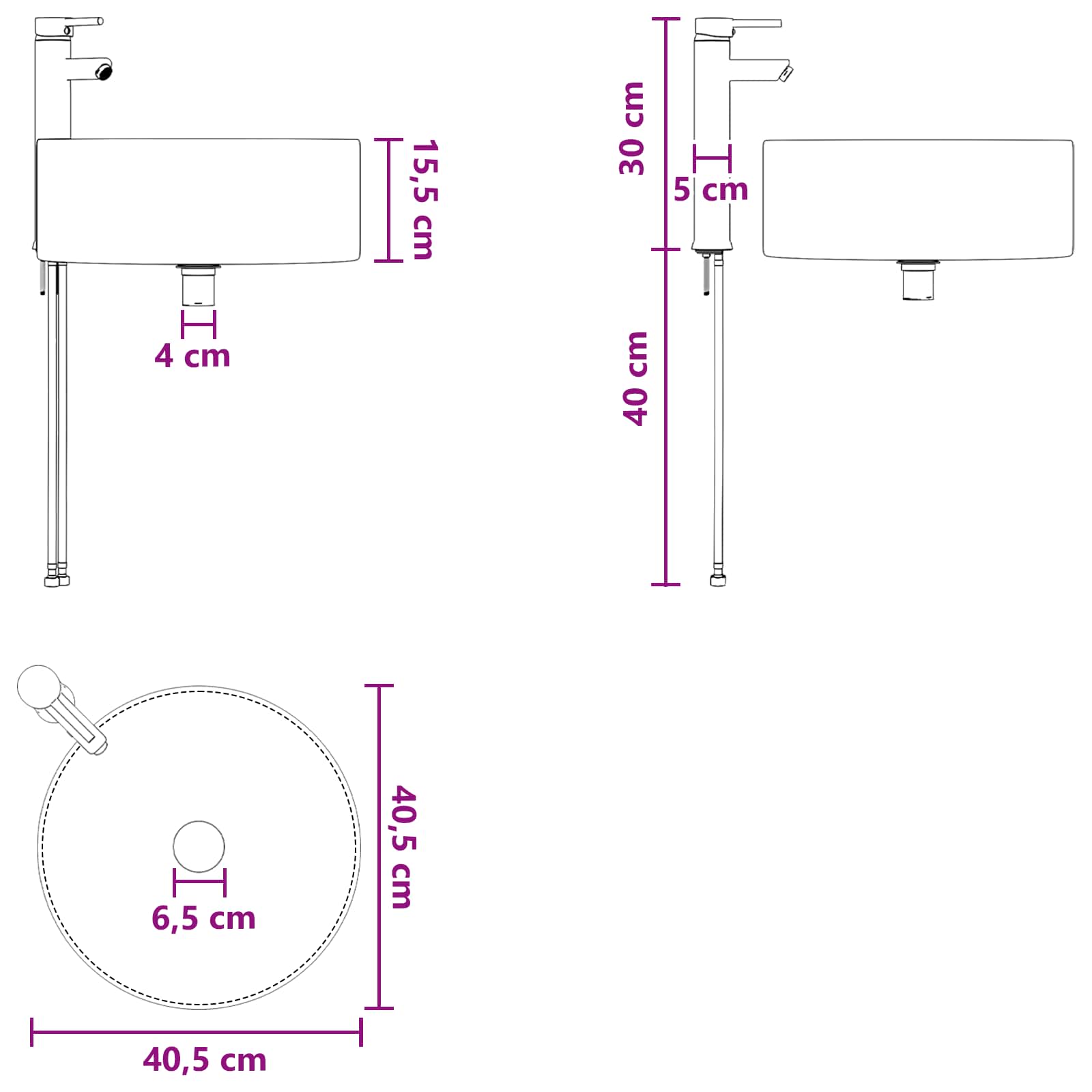 Bathroom Furniture Set 2 Pcs Engineered Wood