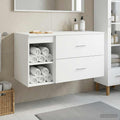 Bathroom Furniture Set 2 Pcs Engineered Wood