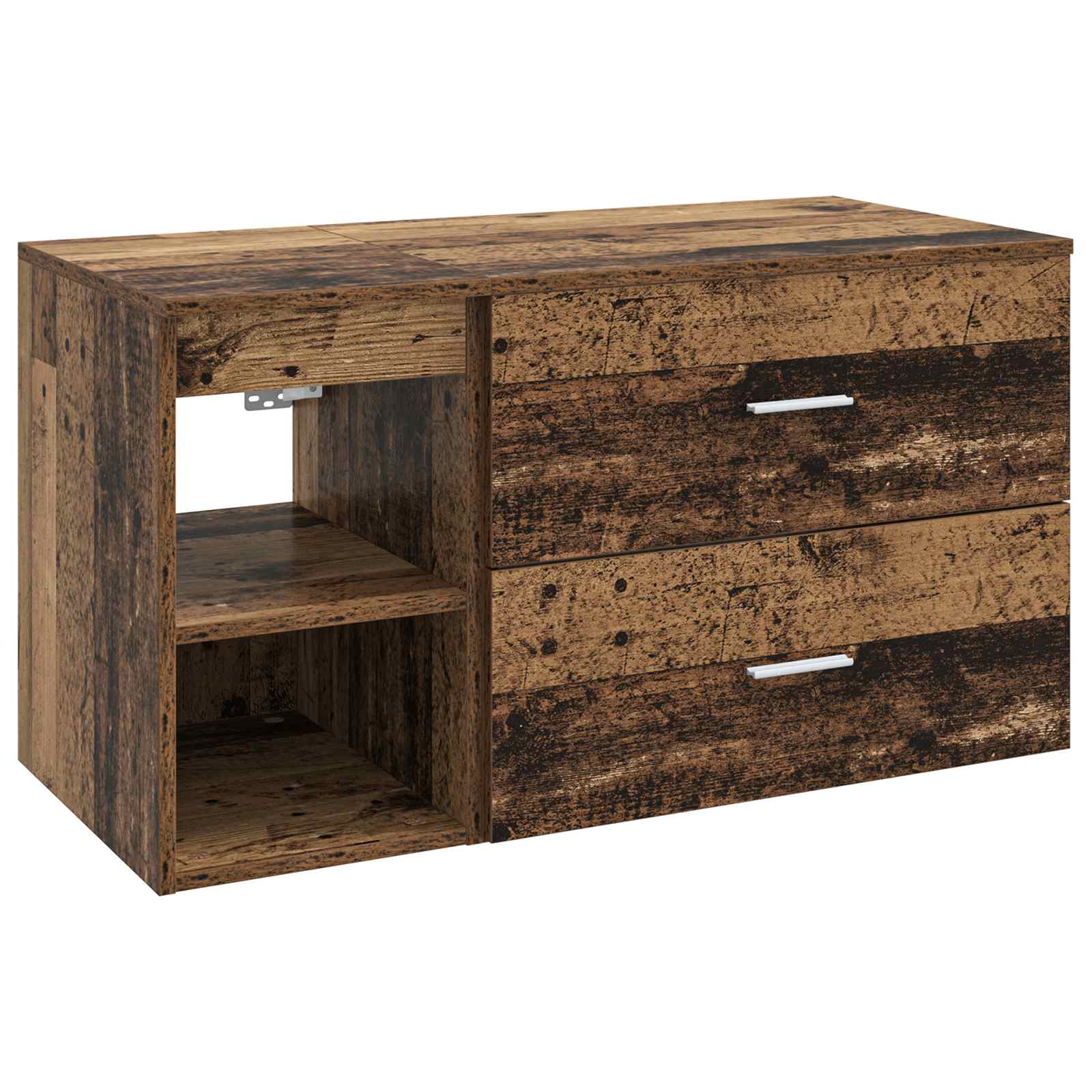 Bathroom Furniture Set 2 Pcs Engineered Wood