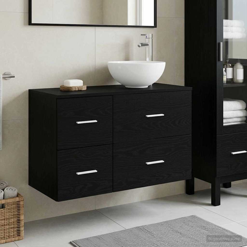 Bathroom Furniture Set 2 Pcs Engineered Wood