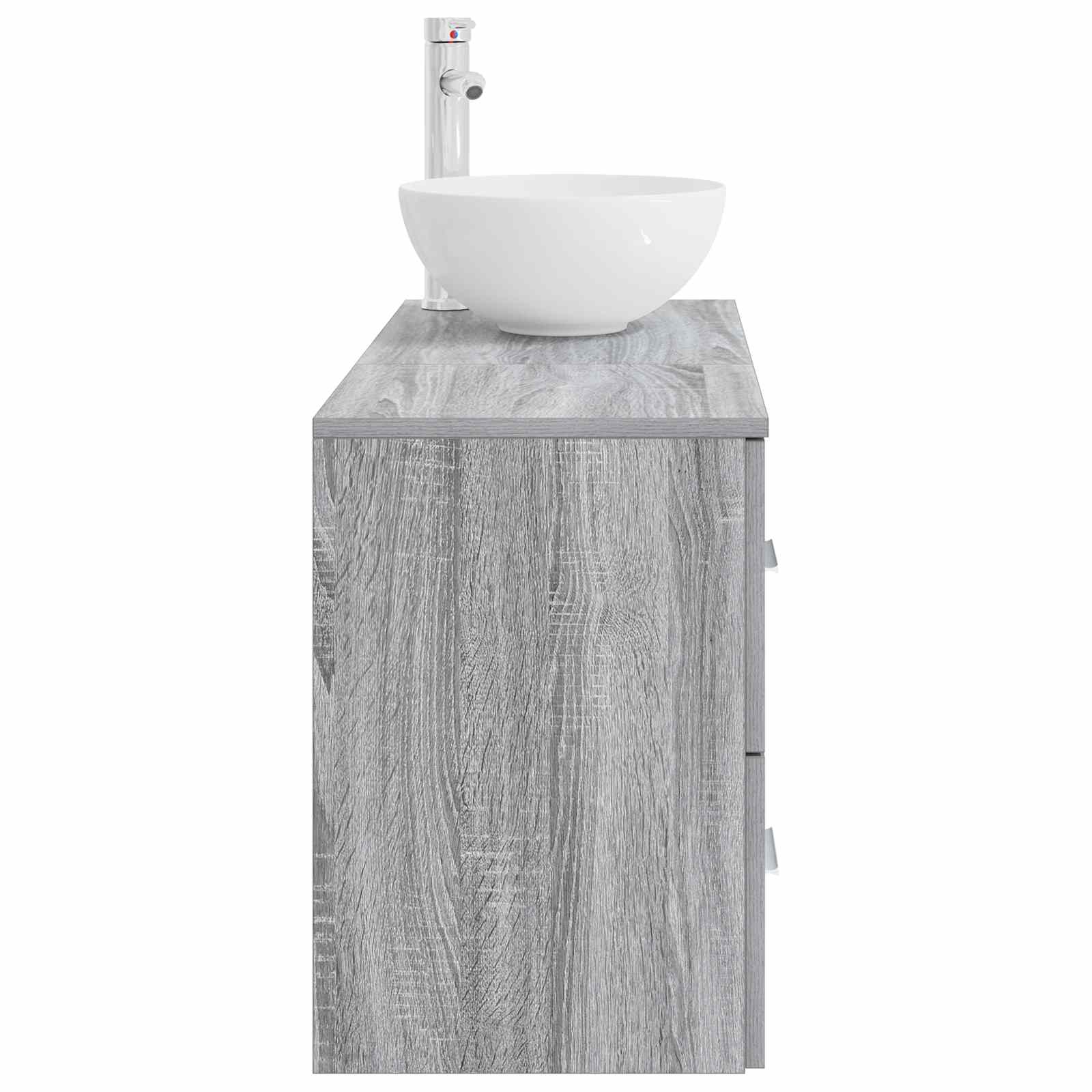 Bathroom Furniture Set 2 Pcs Engineered Wood