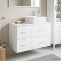 Bathroom Furniture Set 2 Pcs Engineered Wood