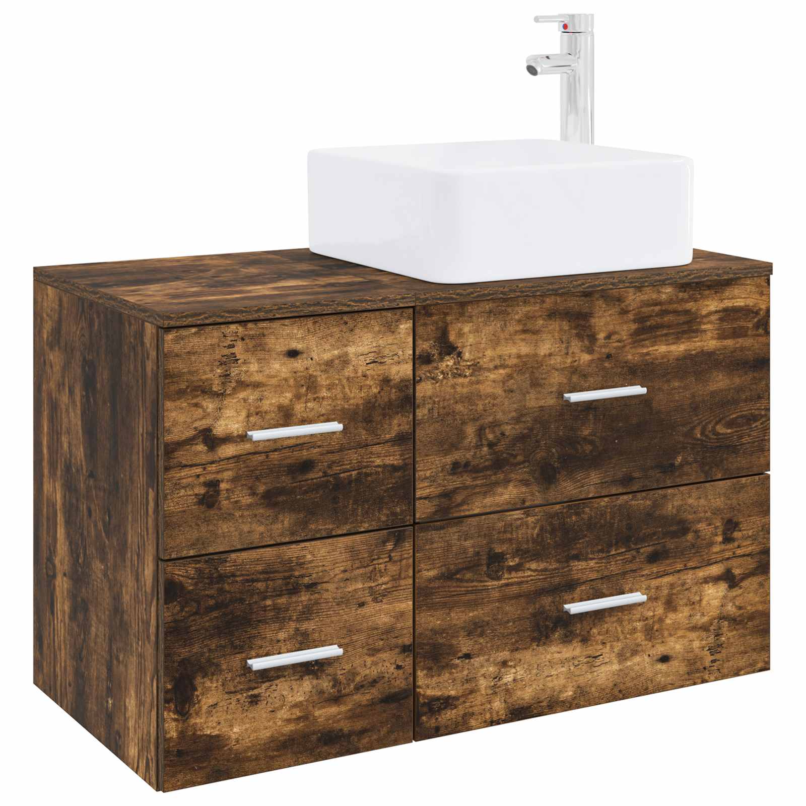 Bathroom Furniture Set 2 Pcs Engineered Wood