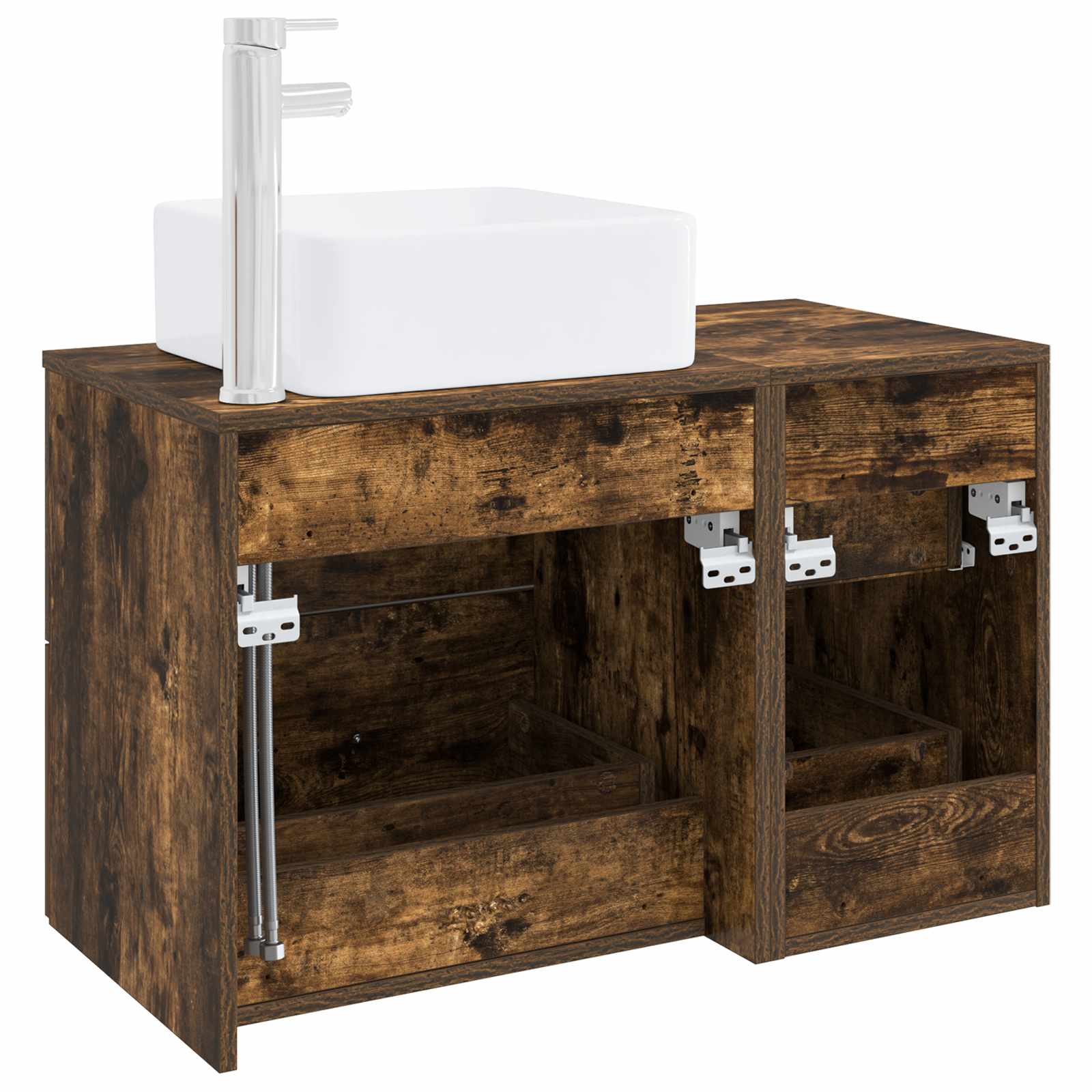 Bathroom Furniture Set 2 Pcs Engineered Wood