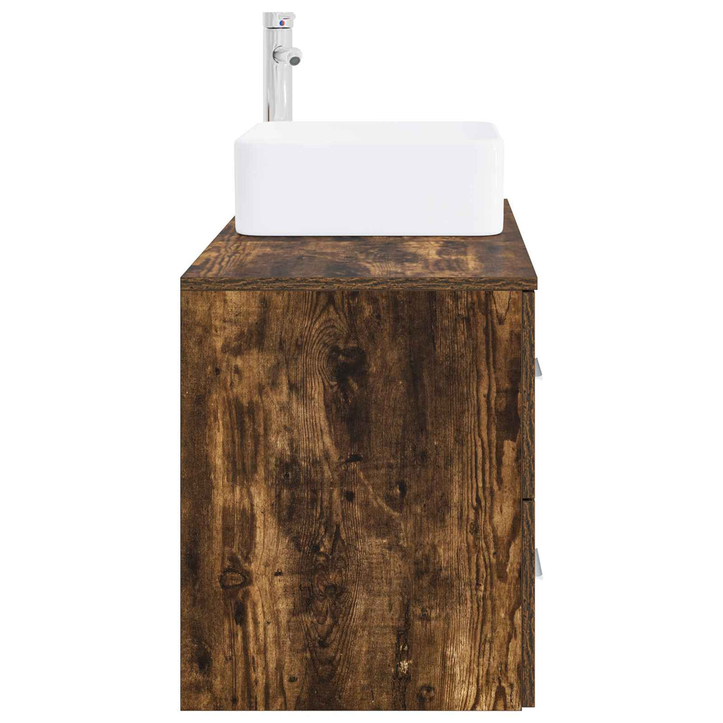Bathroom Furniture Set 2 Pcs Engineered Wood