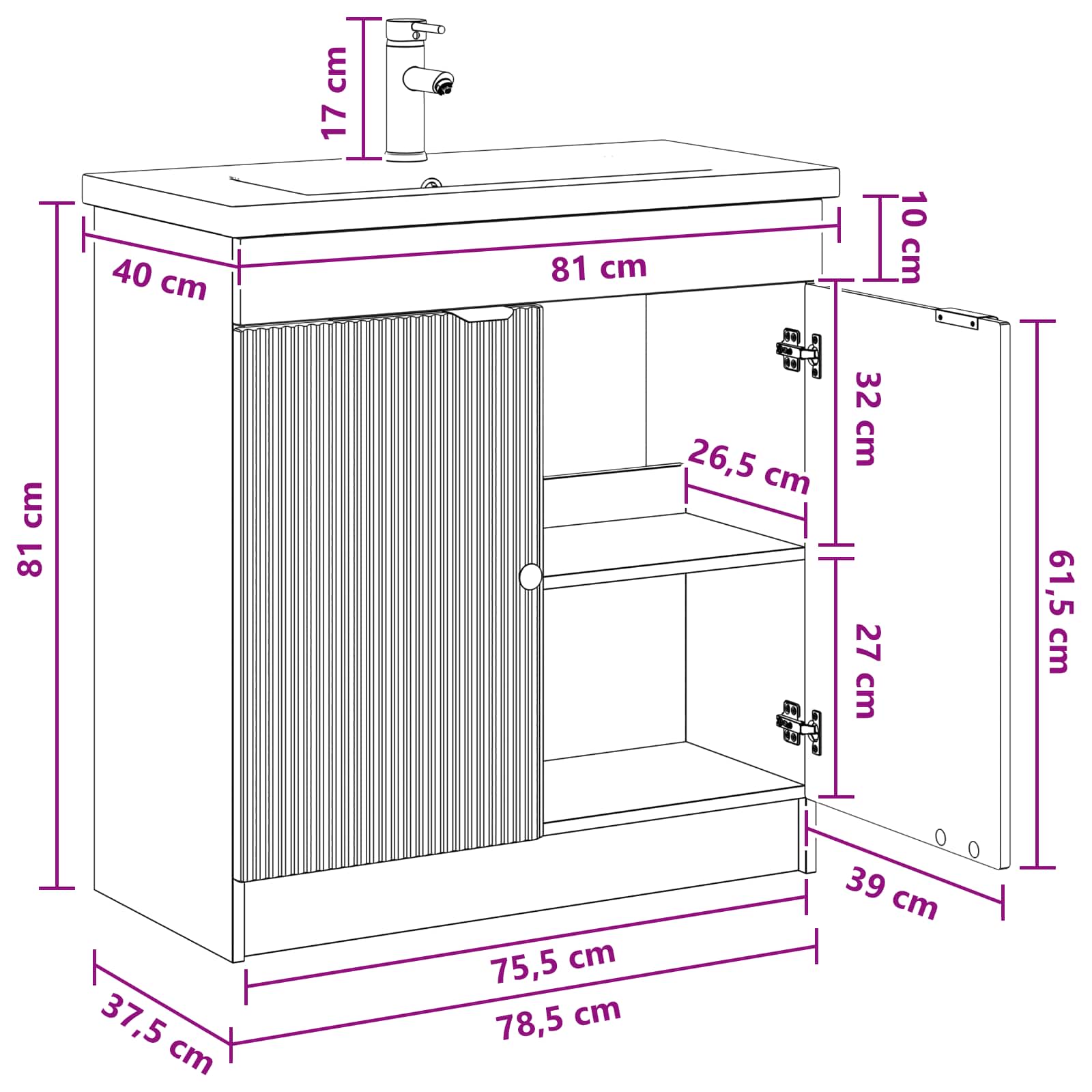 Bathroom Furniture Set