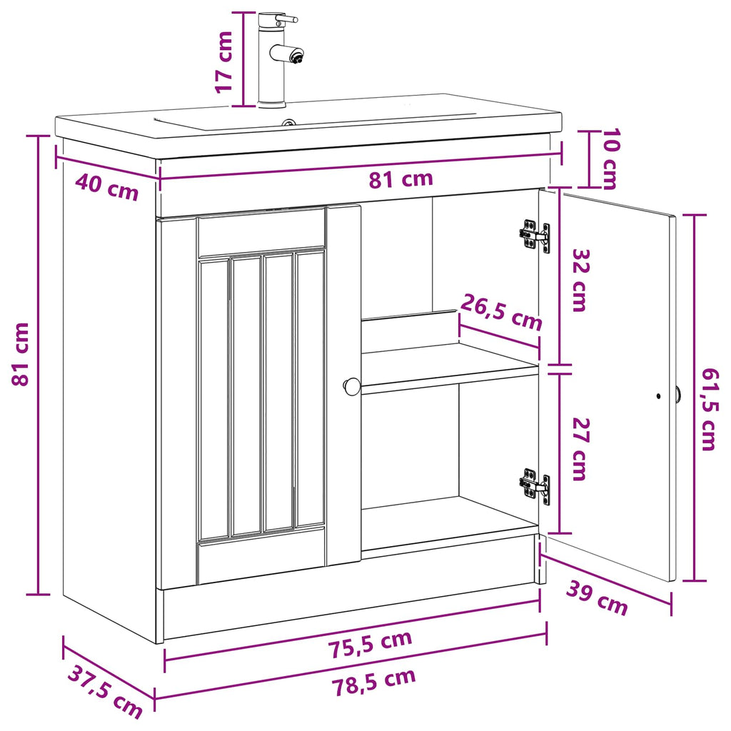 Bathroom Furniture Set