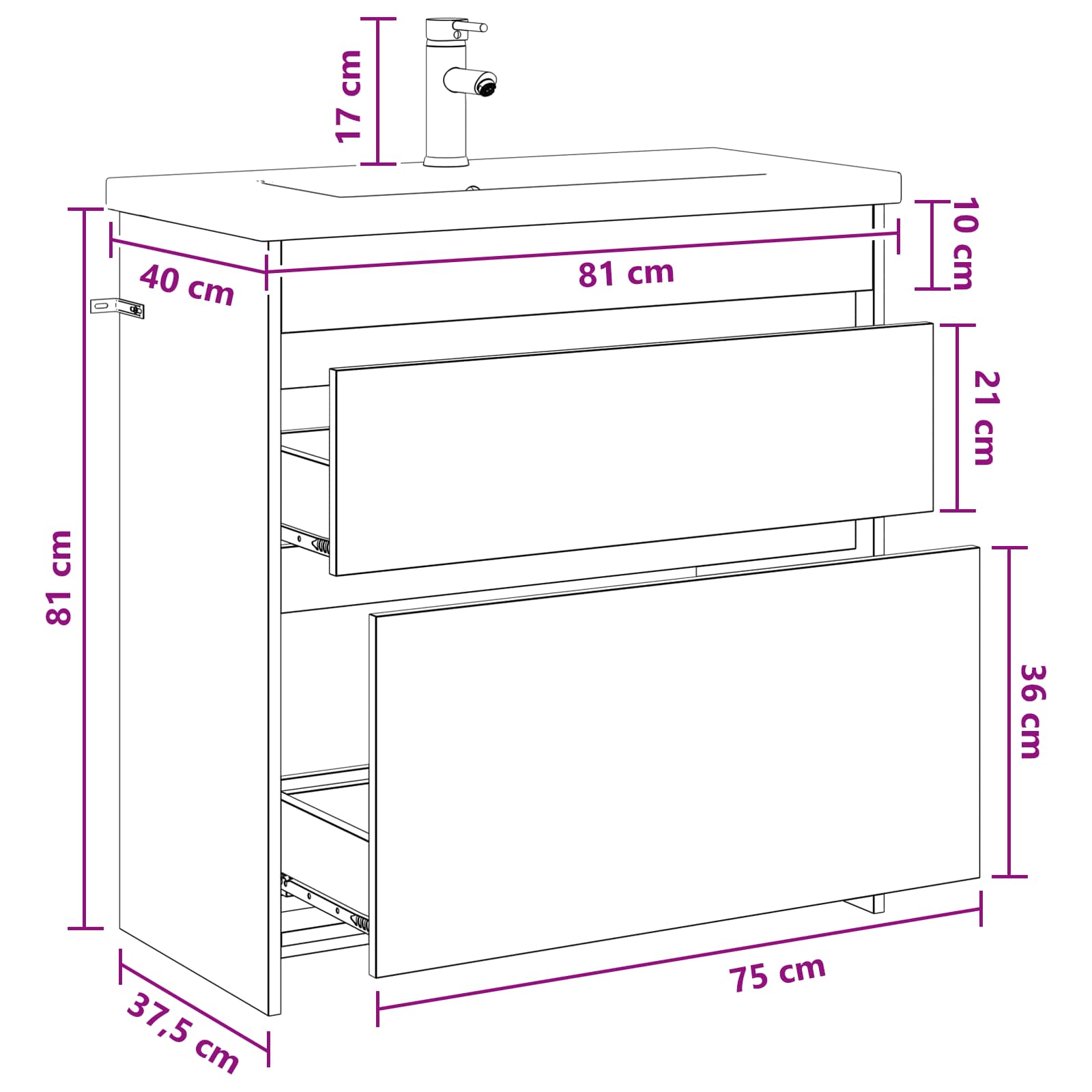 Bathroom Furniture Set