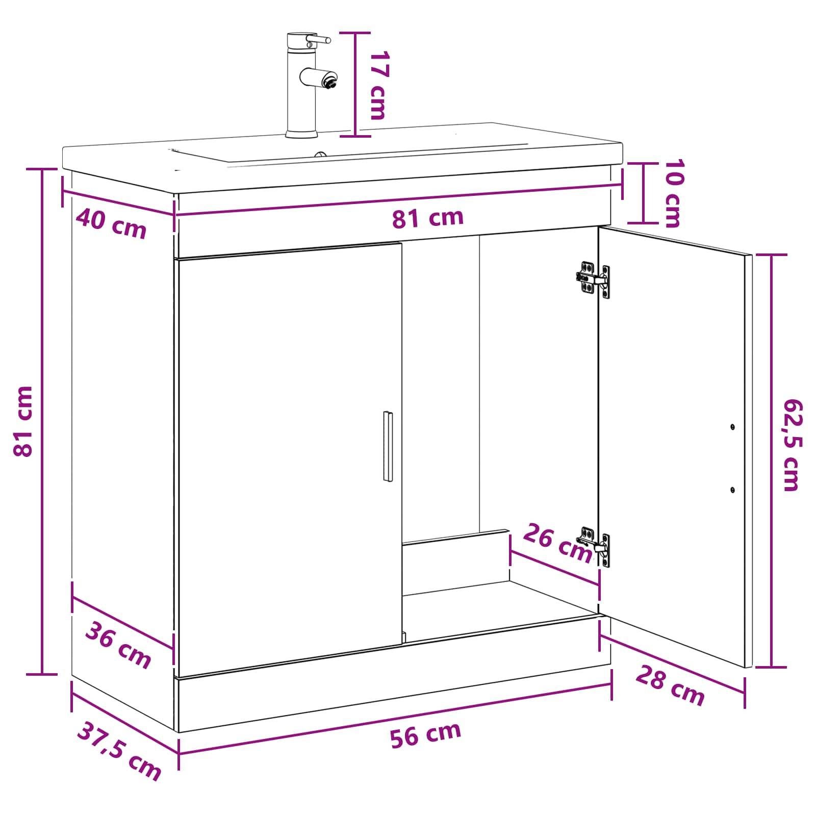 Bathroom Furniture Set