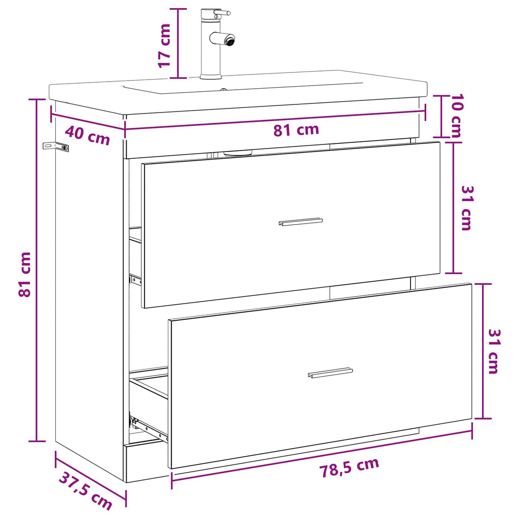 Bathroom Furniture Set