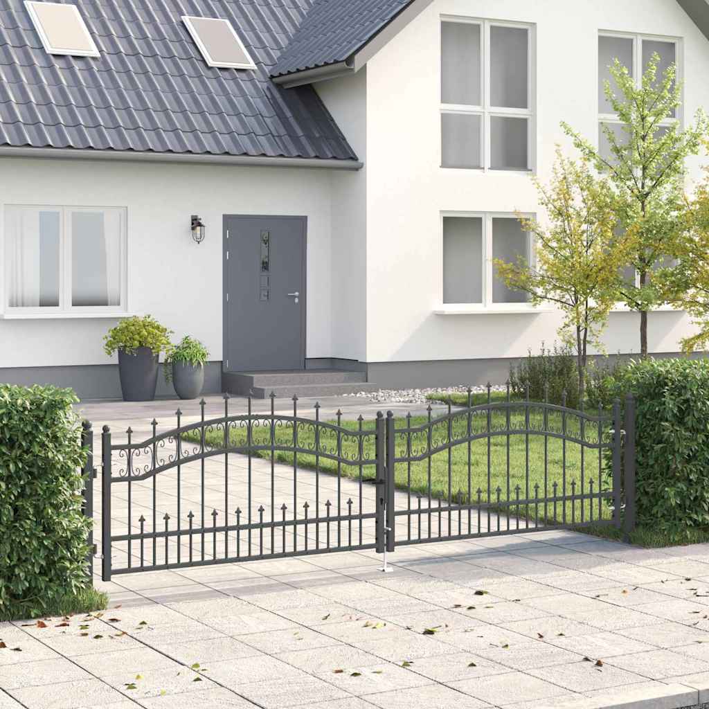 Fence Gate Kampen With Spear Top Steel