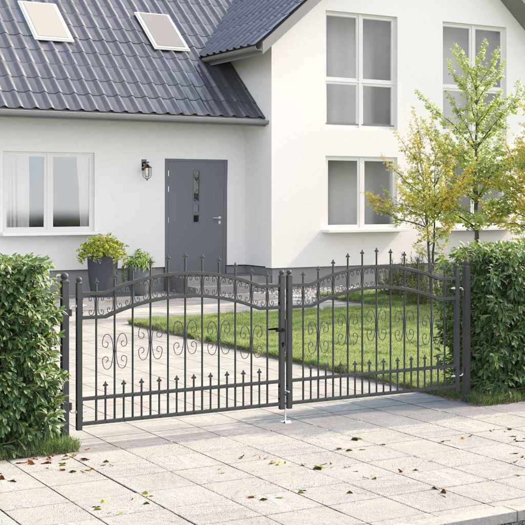 Fence Gate Kampen With Spear Top Steel