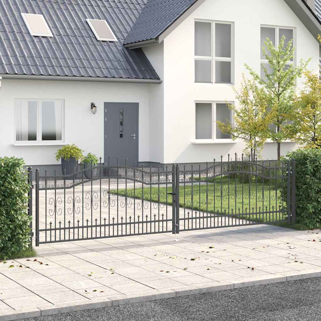 Fence Gate Kampen With Spear Top Steel