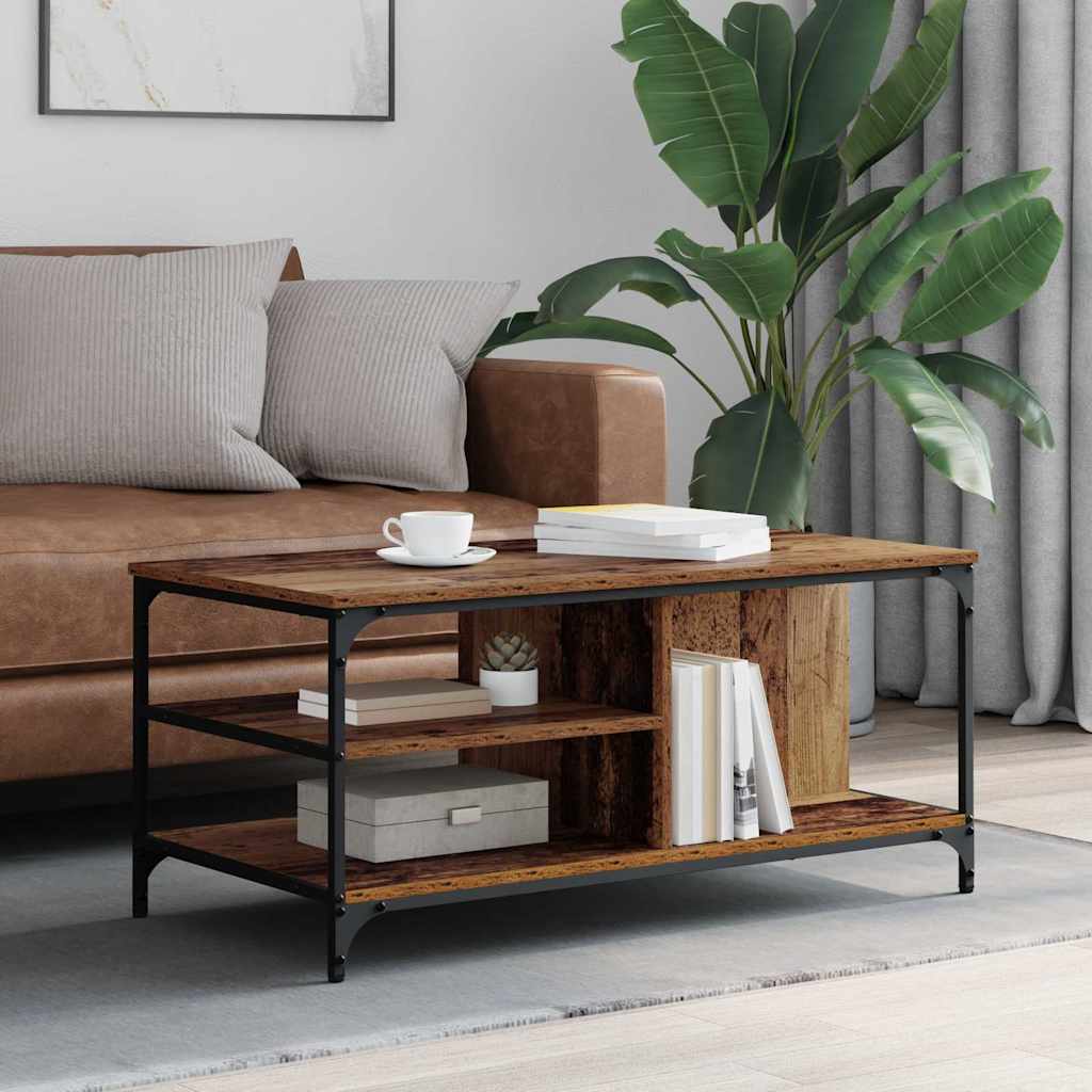 Coffee Table 100X50X45 Cm Engineered Wood