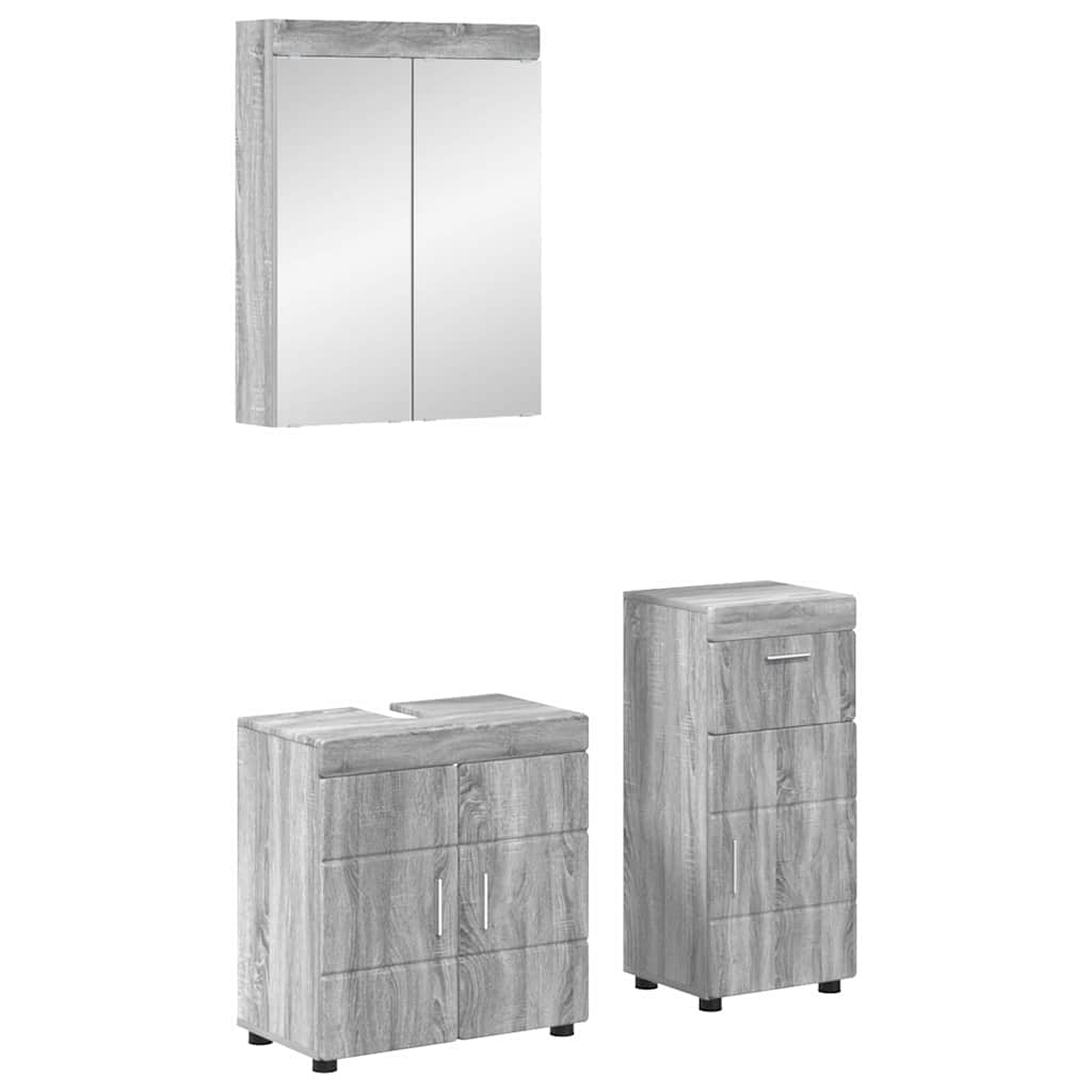 Bathroom Furniture Set Tulum 4 Pcs