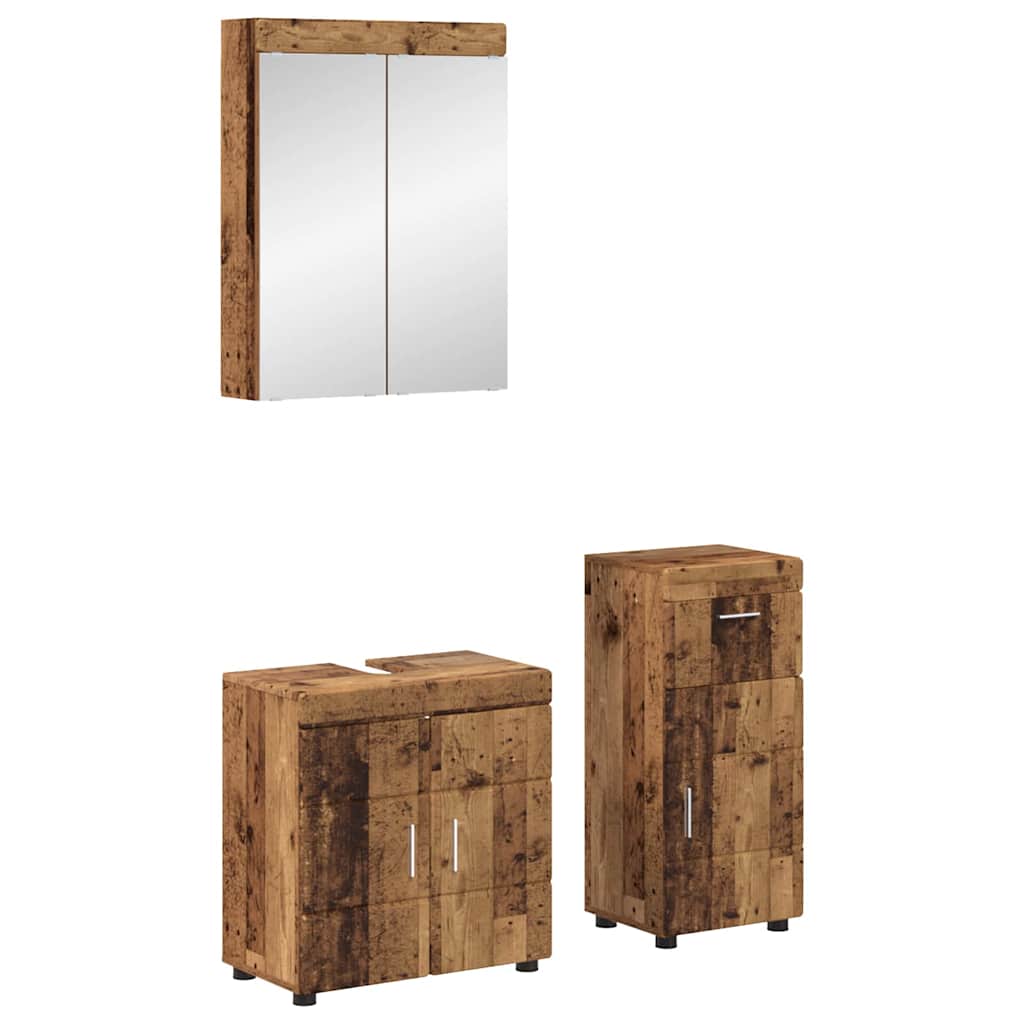 Bathroom Furniture Set Tulum 4 Pcs