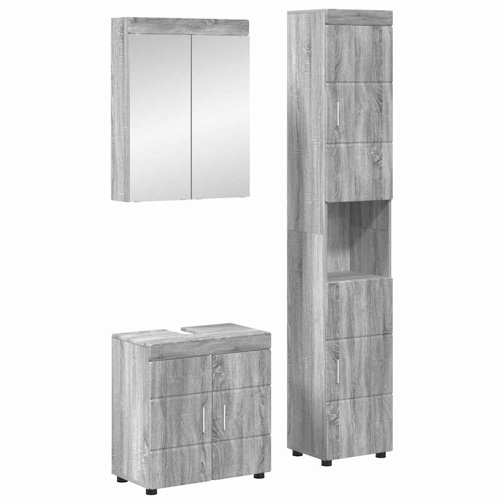 Bathroom Furniture Set Tulum 4 Pcs