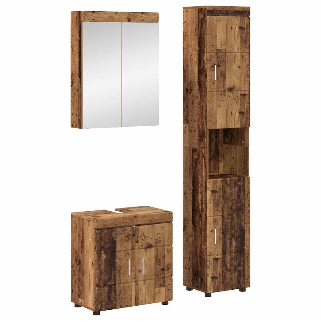 Bathroom Furniture Set Tulum 4 Pcs