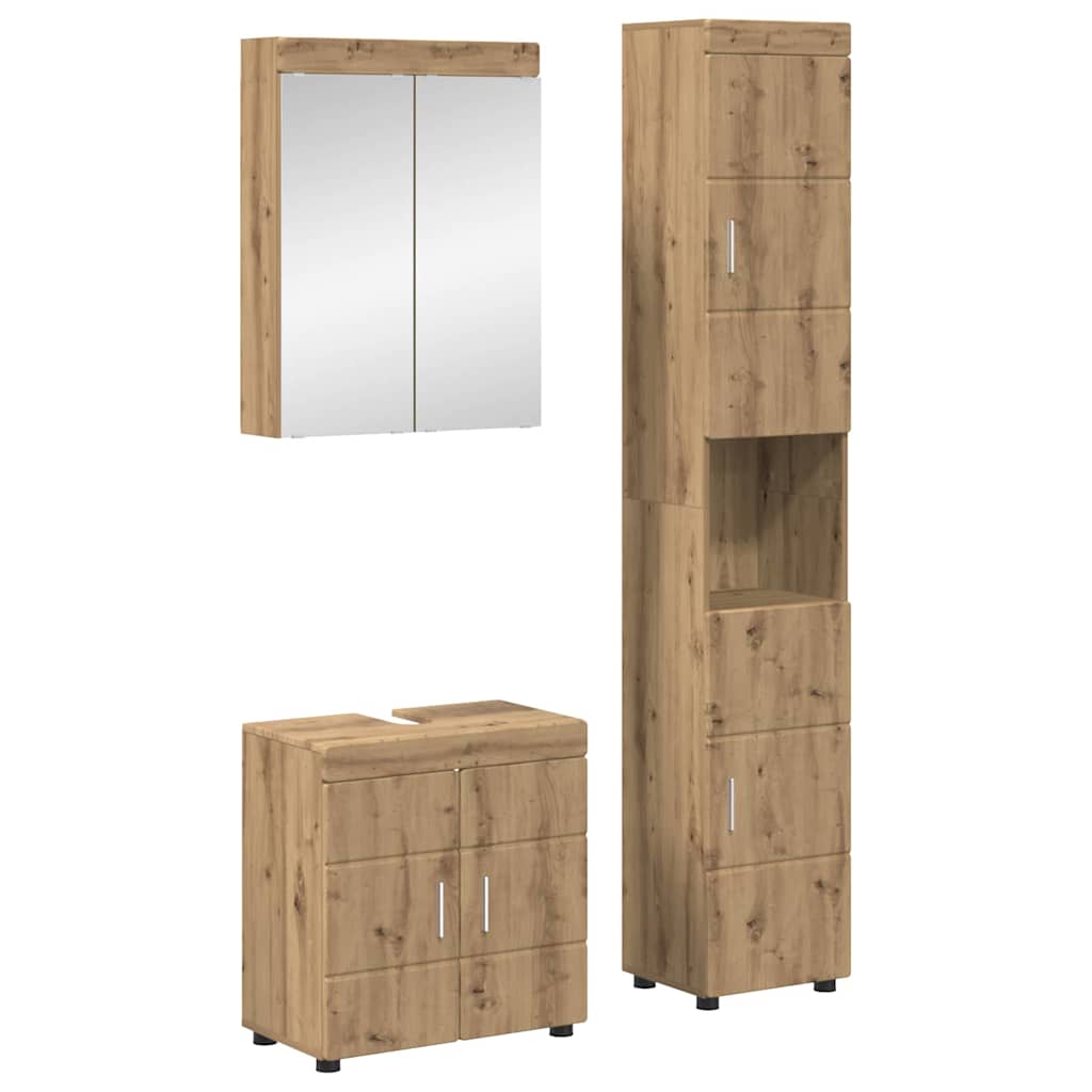 Bathroom Furniture Set Tulum 4 Pcs