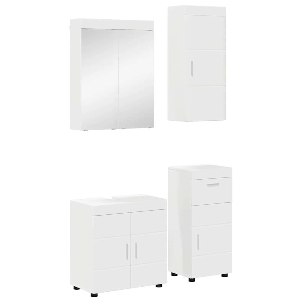 Bathroom Furniture Set Tulum 4 Pcs