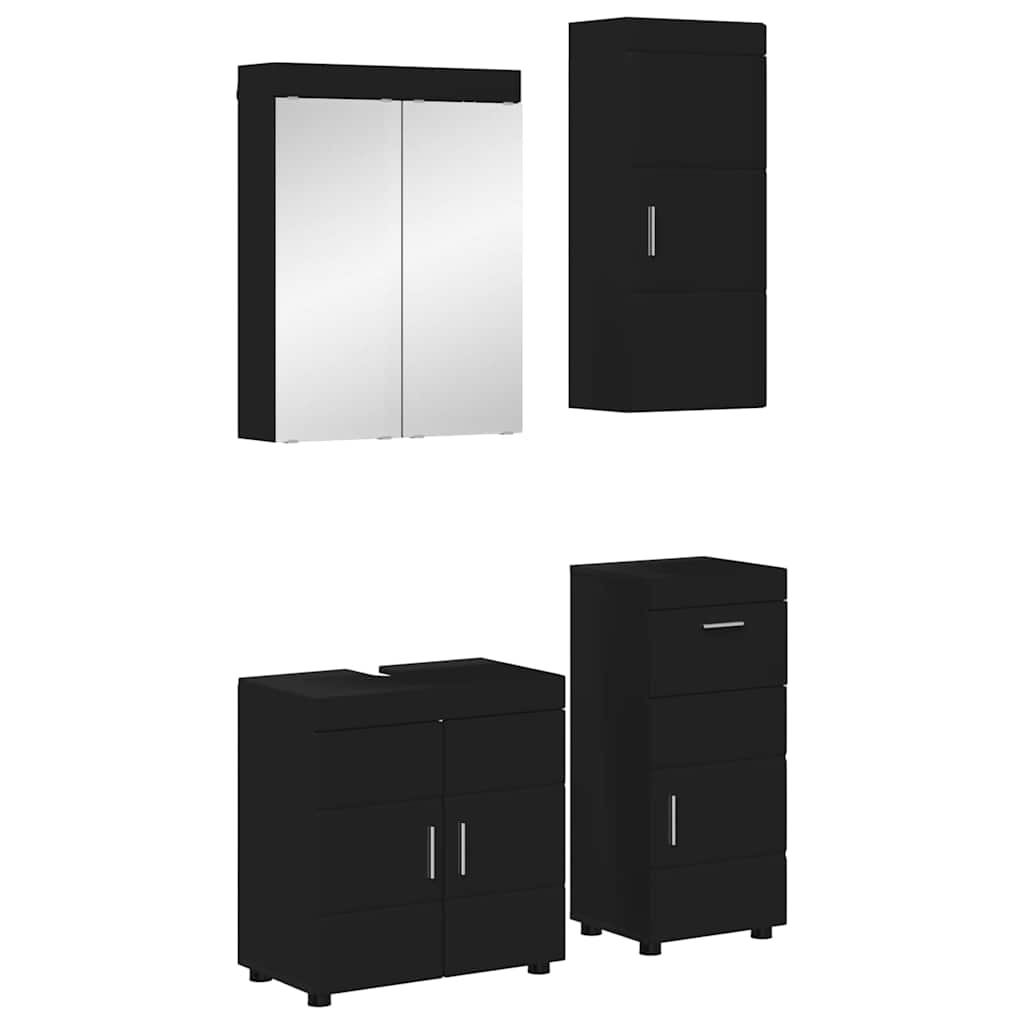 Bathroom Furniture Set Tulum 4 Pcs