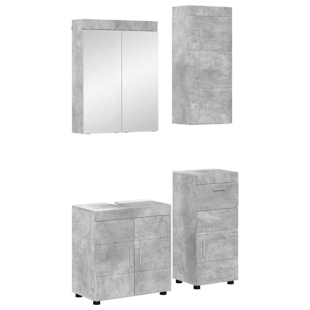 Bathroom Furniture Set Tulum 4 Pcs