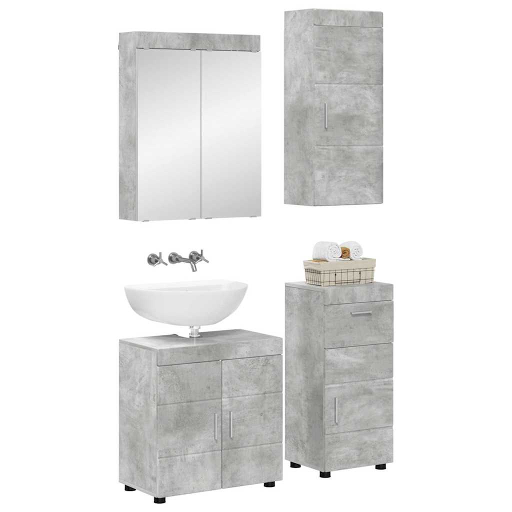 Bathroom Furniture Set Tulum 4 Pcs