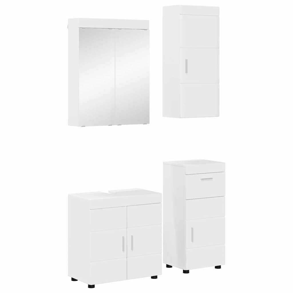 Bathroom Furniture Set Tulum 4 Pcs