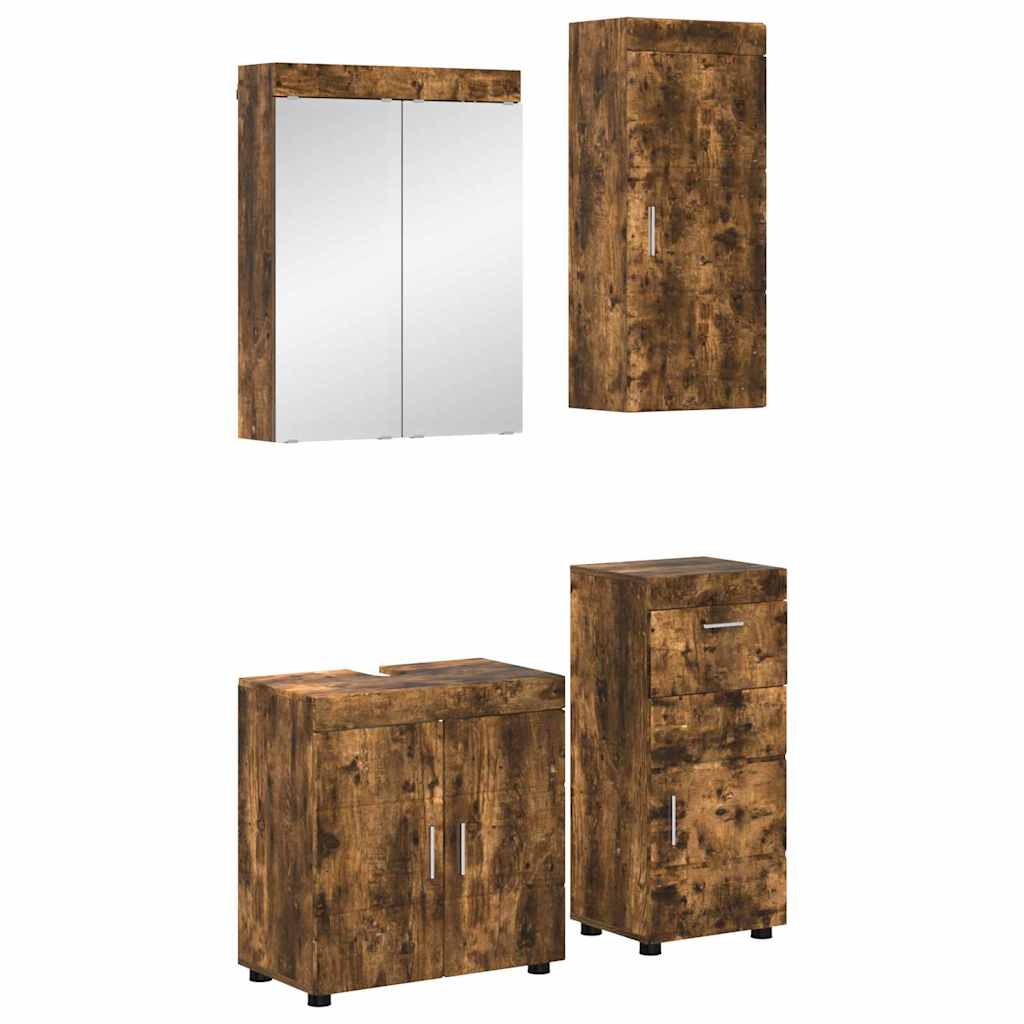 Bathroom Furniture Set Tulum 4 Pcs