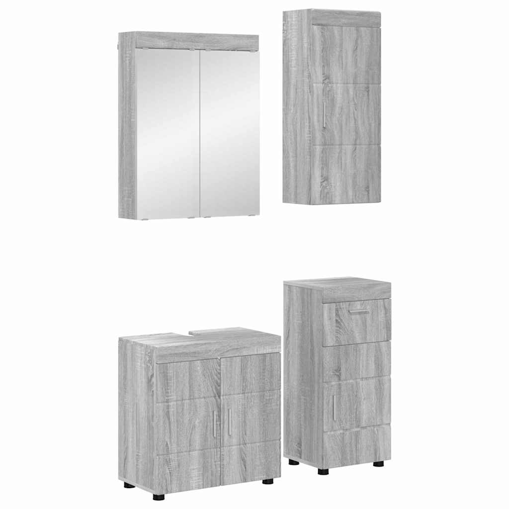 Bathroom Furniture Set Tulum 4 Pcs