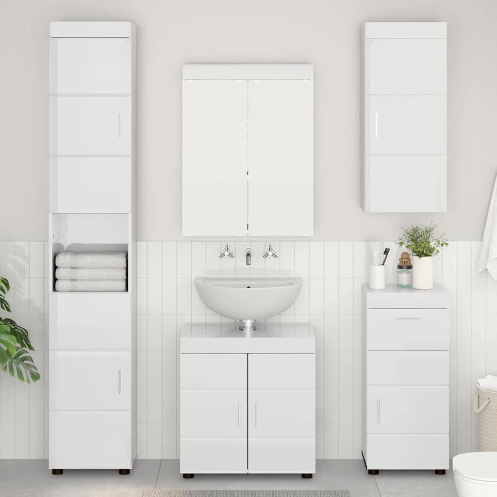 Bathroom Furniture Set Tulum 4 Pcs