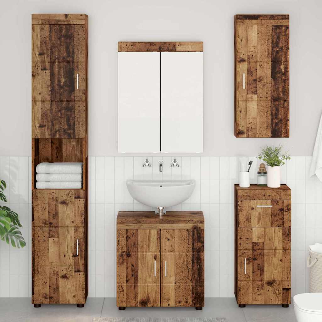 Bathroom Furniture Set Tulum 4 Pcs
