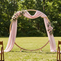 Wedding Arch Light Brown 202 X 95 X 254 Cm Solid Pine Wood